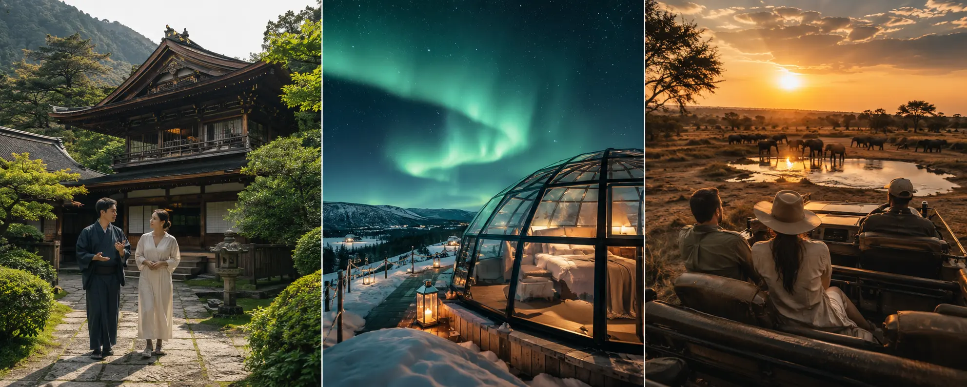 Luxury resort villas illustrating premium hospitality partnerships and private guest experiences