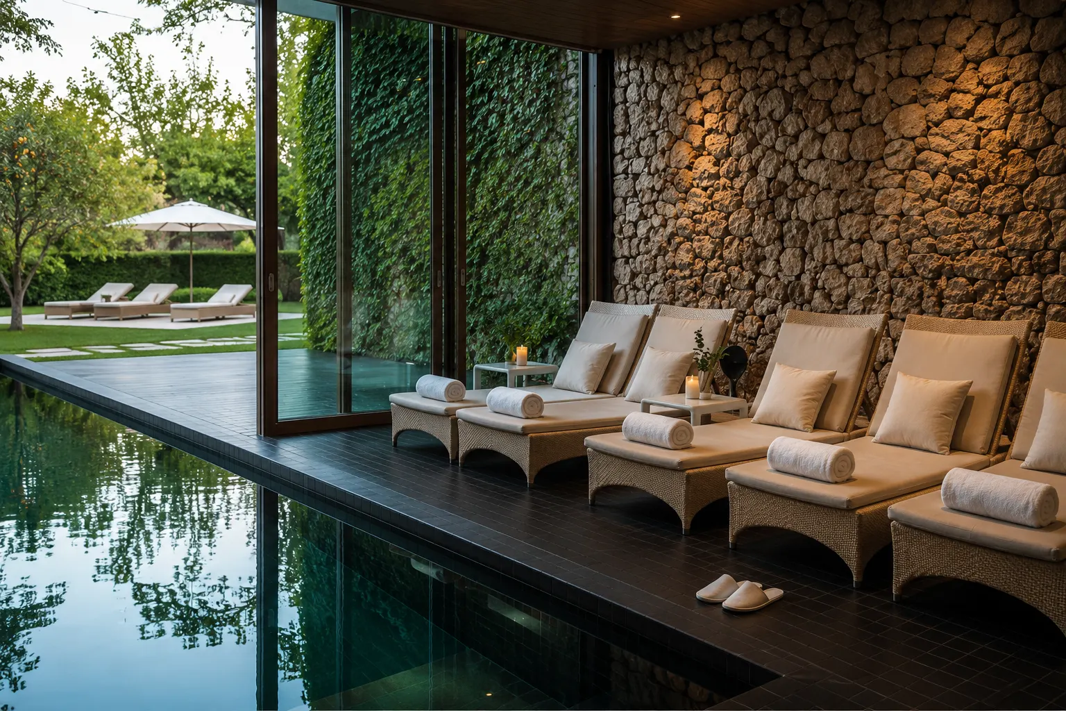 Exclusive private villa with pool designed for luxury wellness and discreet travel