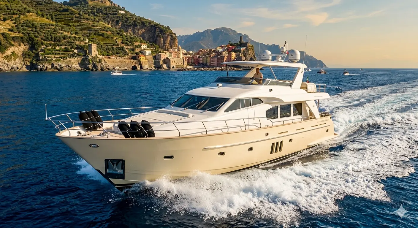 Private yacht charter along the Amalfi Coast for luxury family travel